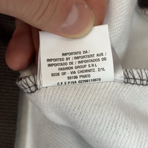 Gianni Lupo Hoodie Mens M Pesley Brown Blue Sweatshirt Fashion Pullover GL2183F - Picture 15 of 16